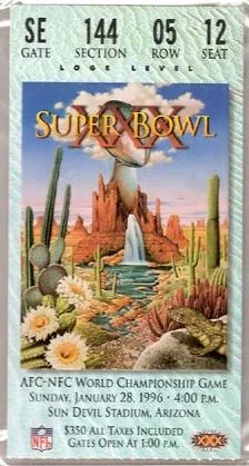 Super Bowl T          Ticket