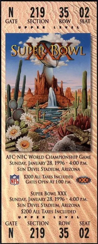 Super Bowl T          Ticket