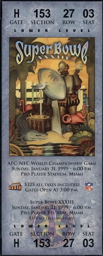 Super Bowl T          Ticket