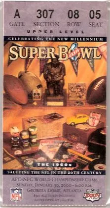 Super Bowl T          Ticket