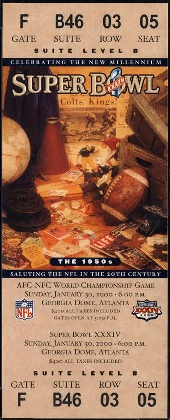 Super Bowl T          Ticket