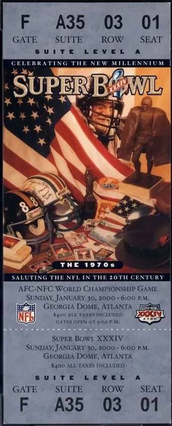 Super Bowl T          Ticket