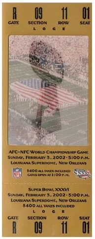 Super Bowl T          Ticket