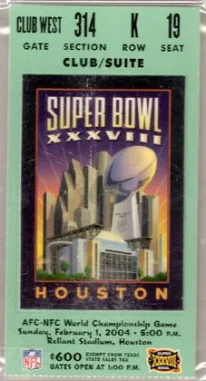 Super Bowl T          Ticket
