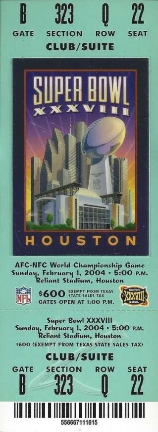Super Bowl T          Ticket