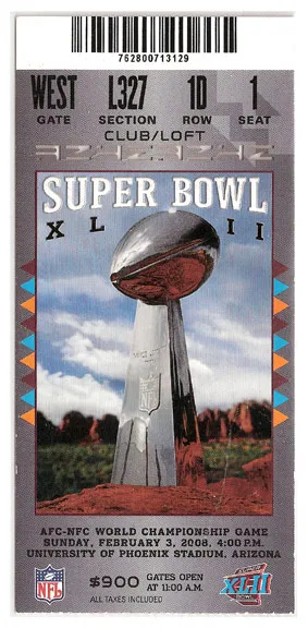 Super Bowl T          Ticket