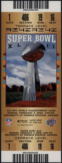 Super Bowl T          Ticket