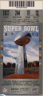 Super Bowl T          Ticket