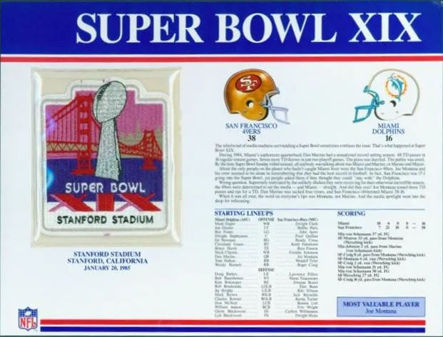 Super Bowl PT         Patch