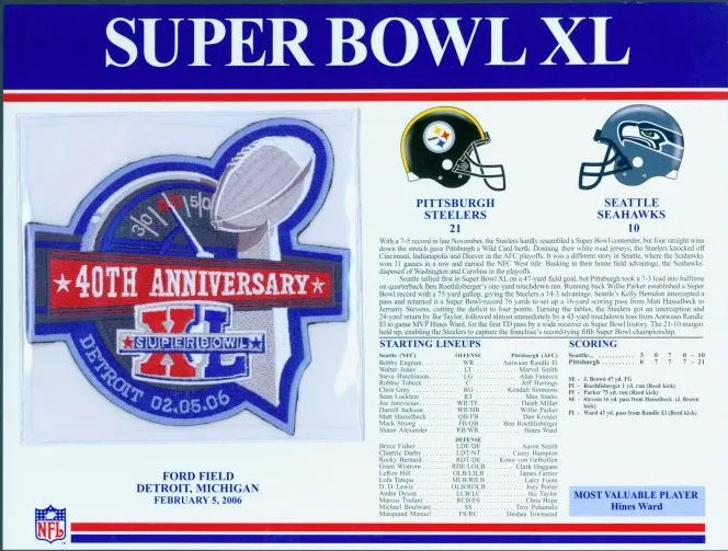 Super Bowl PT         Patch