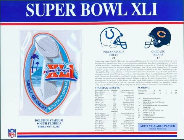 Super Bowl PT         Patch